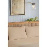 Formeya 2'li Fermuarlı Sıvı Geçirmez Yastık Alezi Yastık Koruyucu - 50 x 70 - Kahverengi