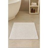 Formeya 3'lü Ayak Izli Bukle Ayak Havlusu Seti 250 Gram - Paspas Banyo Seti (3 Adet) - 50 x 70 cm - Beyaz