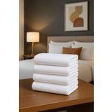 Formeya 4 adet Otel Havlusu Beyaz 50x85 cm 200 gram Bukle - Armür El Yüz Havlusu