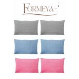 Formeya 6 Adet 3 Farklı Renkli Yastık Kılıfı 50X70 Cm