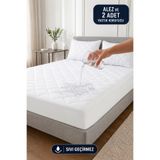 Formeya Adelya Classic Kapitone Fitted Su Sıvı Geçirmez Alez Seti (2 Adet Yastık Alezi Dahil)