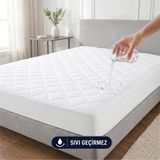 Formeya Adelya Mikrofiber Kapitone Fitted Full Kenar Su Sıvı Geçirmez Yatak Koruyucu Alez (100 x - Çok Renkli - 100 x 100 cm