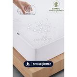 Formeya Bambu Kumaş Premium Sıvı Geçirmez Fitted Alez | Doğal Bambu Lüks Yatak Koruyucu Sessiz Alez