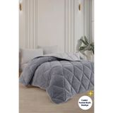 Formeya Battal Boy Gri Lüx Wellsoft Yorgan Çift Taraflı 215x235 cm