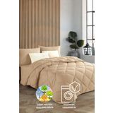 Formeya Bej Soft Slikon Yorgan Tek Kisilik 155*215