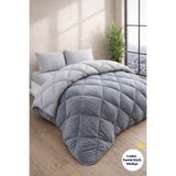 Formeya Çift Kişilik Lüx Gri Wellsoft Yorgan Çift Taraflı 195x215 cm