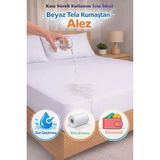 Formeya Ekonomik Tela Kumaş Fitted Sıvı Geçirmez Alez - Beyaz - 70 x 140 cm