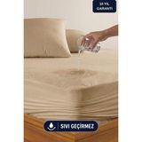 Formeya Kahverengi Mikro Fitted Full Kenar Su Sıvı Geçirmez Yatak Koruyucu Alez Tek-Çift Kişilik Battal Alez - 120 x 200 cm