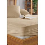Formeya Kahverengi Mikro Fitted Full Kenar Su Sıvı Geçirmez Yatak Koruyucu Alez Tek-Çift Kişilik Battal Alez - 150 x 200 cm