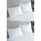 Formeya Kapitone Yastık Koruyucu Alez 4 Adet 50x70 Beyaz