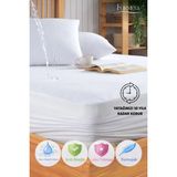 Formeya Mikro Fitted Full Kenar Su Sıvı Geçirmez Yatak Koruyucu Alez Bebek-Tek-Çift Kişilik Battal Boy Alez - Beyaz - 120 x 200 cm