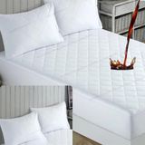 Formeya Mikrofiber Kapitone Fitted Su Sıvı Geçirmez Yatak Koruyucu Alez-2 Adet Yastık Koruyucu Set (160x200)