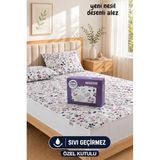 Formeya Morena Desenli Sıvı Geçirmez Kapitone Fitted Alez ve Yastık Kılıfı Seti Özel Kutulu Gönderim (180 x 200)
