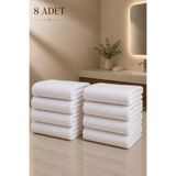 Formeya Otel Havlusu Beyaz 50x85 cm 200 gram Bukle - Armür El Yüz Havlusu (8)