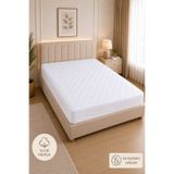 Formeya Premium %100 Pamuk Kapitone Fitted Yatak Koruyucu Alez Çarşaf Tek Çift Battal