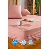 Formeya Pudra Mikro Fitted Full Kenar Su Sıvı Geçirmez Yatak Koruyucu Alez-Tek-Çift Kişilik Battal Boy Alez - 70 x 110 cm - Pembe
