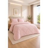 Formeya Pudra Soft Silikon Yorgan Çift Kişilik 195*215 - Açık Pudra - 195 x 215 cm