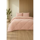 Formeya Pudra Soft Silikon Yorgan Çift Kişilik 195*215 - Açık Pudra - 195 x 215 cm