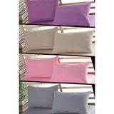 Formeya Ranforce %100 Pamuk Yastık Kılıfı 8 Adet 50x70 Kapaklı Çok Renkli