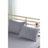 Formeya Ranforce%100 Pamuk Yastık Kılıfı 2 Adet 50 * 70 Kapaklı, Gri