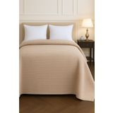 Formeya Renkli Gofret Desen Çift Kişilik Pike Yatak Örtüsü Otel Pike 200X230 Cm