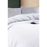 Formeya Renkli Gofret Desen Tek Kişilik Pike Yatak Örtüsü Otel Pike 160x230 Cm Beyaz