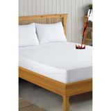 Formeya Set Beyaz Mikro Fitted Sıvı Geçirmez Alez ve 2 Adet Yastık Alezi (11 Ebat) - 140 x 200 cm