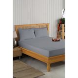 Formeya Set Gri Mikro Fitted Sivi Gecirmez Tekkisilik Alez Ve 2 Adet Yastik Alezi