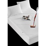Formeya Soft Bambu Desenli Premium Su Sıvı Geçirmez Alez Tek-Çift Kişilik-Battal Boy Yatak Koruyucu Alez - Beyaz - 200 x 220 cm