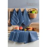 Formeya Sophia 6'lı 30 x 50 cm Mutfak Havlusu Seti - 30 x 50 cm - Mavi