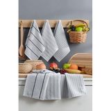 Formeya Sophia 6'lı 30x50 Cm Mutfak Havlusu Seti (Açık Gri)