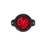 Formplas FR0161-R Kırmızı Yuvarlak İşaret Lensli Cam 9 12V-24V Ledli Lamba