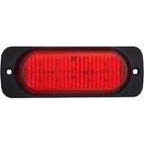 Formplas FR0278-R Kırmızı Mercekli Cam 12 Ledli 115 mm 12V-24V Parmak Lamba