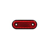 Formplas FR0292-R Kırmızı Oval Yan İşaret 20 115 mm 12V-24V Ledli Lamba