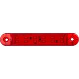 Formplas FR0304-R Kırmızı Çift Sıra 12 Ledli 130 mm 12V-24V Parmak Lamba