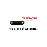 FORMPLAS OVAL PARMAK LAMBA 9 LEDLİ FÜME CAM (10 ADET) Sarı