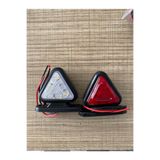 FORMPLAS ÜÇGEN MİNİ TAKOZ LAMBA KIRMIZI-BEYAZ 12 LEDLİ 12V-24V (10 ADET)