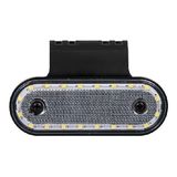Formplast Oval Yan İşaret Lamba Braketli 20 Led'Li 115Mm 12V-24V Beyaz - FR0293-W