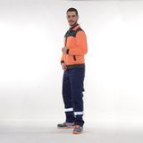 Formteks İş Montu 3 İplik Turuncu - XL