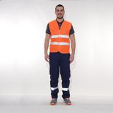 Formteks Reflektörlü Uyarı Yelek Turuncu