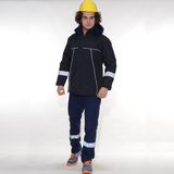 Formteks Su Geçirmez Denizci İş Montu Polarlı - Siyah - 4XL