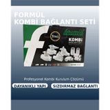 Formül Kombi Bağlantı Seti Düz | Dayanıklı, Sızdırmaz Ve Kolay Montajlı Kombi Tesisat Bağlantı Seti