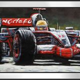 Formula 1 Araba Motifli Kanvas Tablo DBSANAT12170
