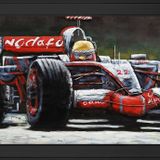 Formula 1 Araba Motifli Kanvas Tablo DBSANAT12171