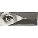 Fornasetti Tema E Variazioni No 401 Porselen Tepsi - Siyah - Beyaz - Standart