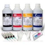 Forprint Canon Tanklı Yazıcı Için Uyumlu Forprint Mürekkep Seti 4X1000 ml - Renkli - Siyah