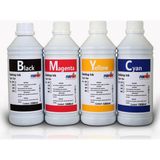 Forprint Canon Yazıcılar Için Uyumlu Kartuş Dolum Mürekkep Seti 4X1000ML - Renkli