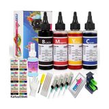 Forprint E404/E414/E464/E484 Uyumlu Kartuş Dolum Mürekkebi 4X100ML - Renkli