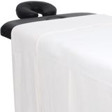 ForPro Professional Collection Premium Kareli Dokuma Termal Masaj Battaniyesi,%100 Pamuk, Masaj Masaları, Yataklar, Kanepeler için, 167,6 cm x 228,6 cm, Beyaz