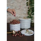 Forrest Desenli Metal Saklama Kabı Seti - 2'li Set (1,3 Lt - 2,9 Lt) ERB53U3